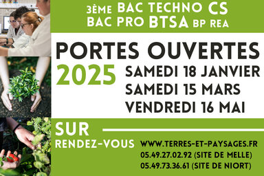 Portes Ouvertes au lycée / CFA horticole à Niort